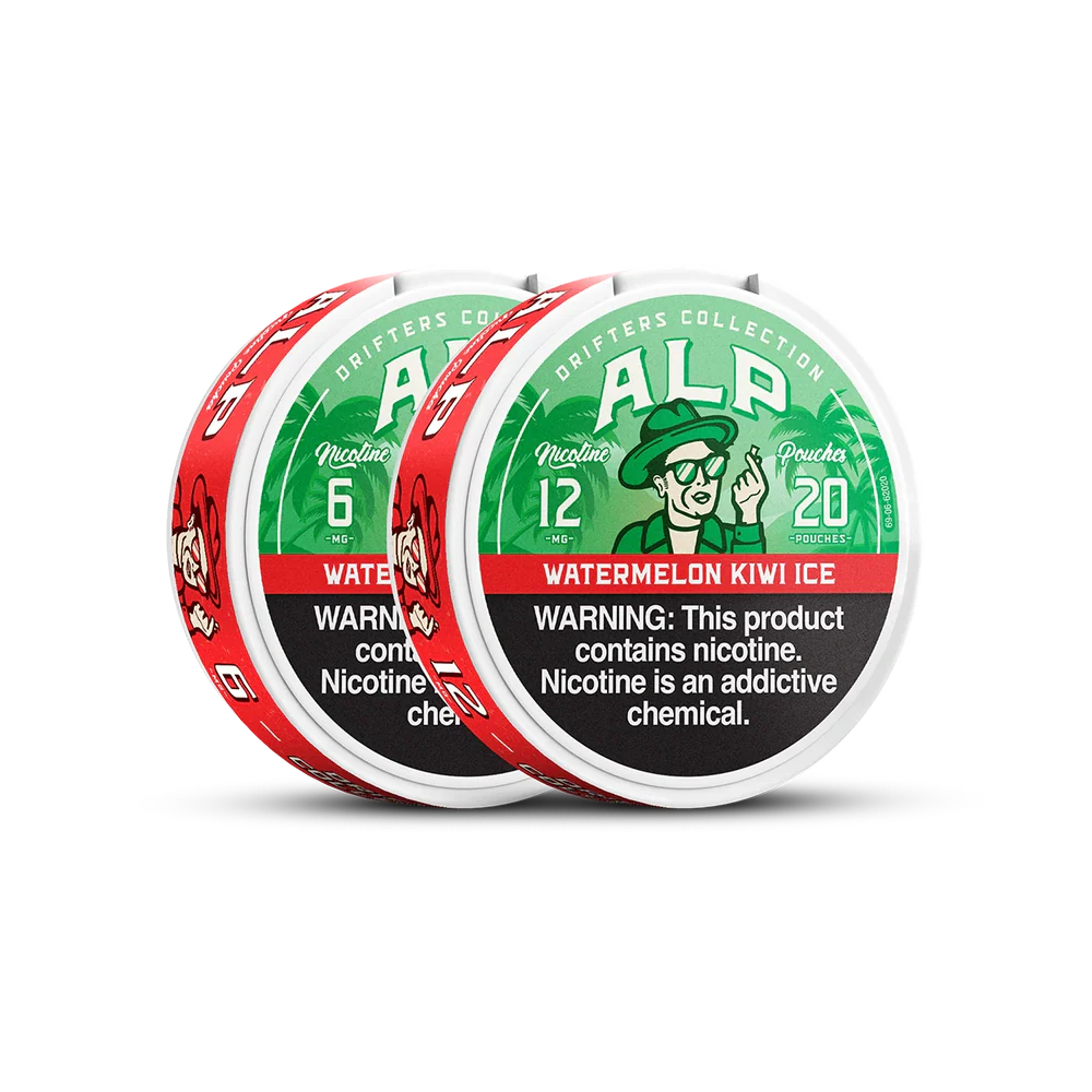 ALP Drifters Watermelon Kiwi Ice Nicotine Pouches– Breaker Cigars