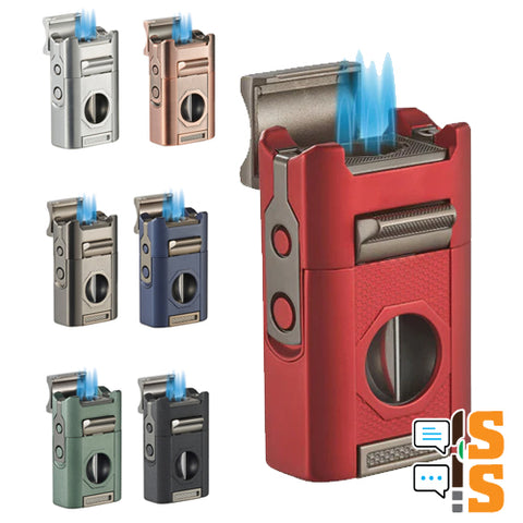 Visol Joplin Quad Torch Lighter