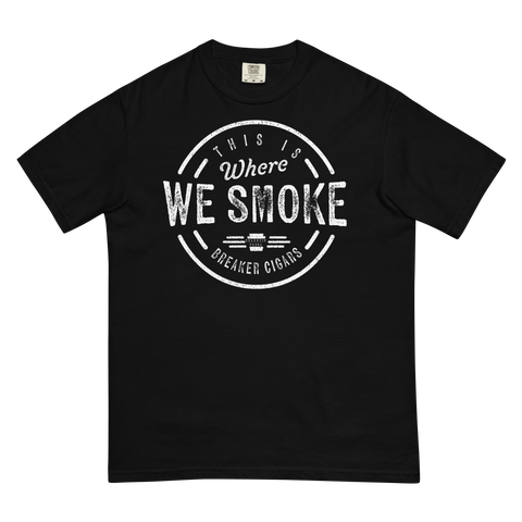 Where We Smoke Circle MTO Short Sleeve Shirt