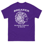 Breaker Bleeds Purple & White MTO Short Sleeve Shirt