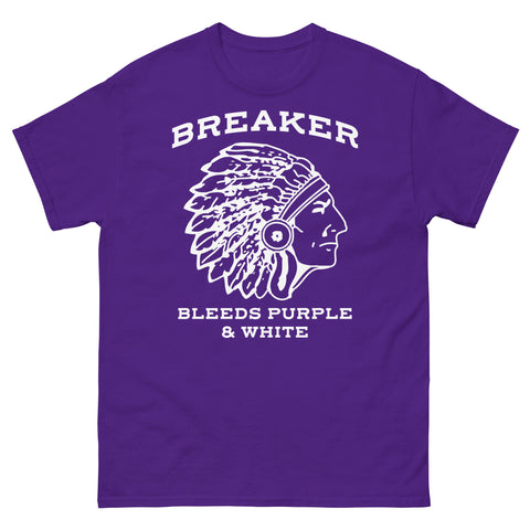 Breaker Bleeds Purple & White MTO Short Sleeve Shirt