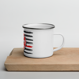 Breaker Thin Red Line Enamel Mug