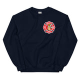 Breaker Fire MTO Unisex Crewneck Navy Sweatshirt