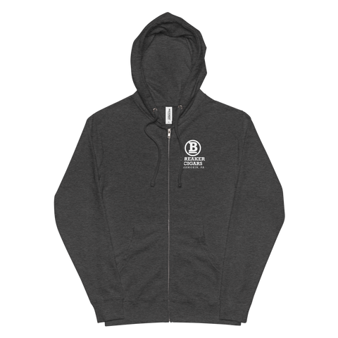Breaker Logo MTO Unisex fleece zip up hoodie